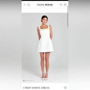 Nadine Merabi Cindy Dress- White